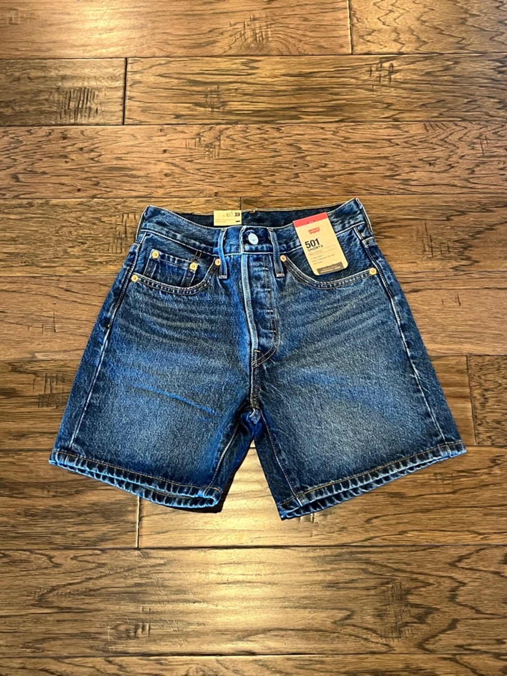 Levi’s 501 Shorts High Rise NWT Size 24